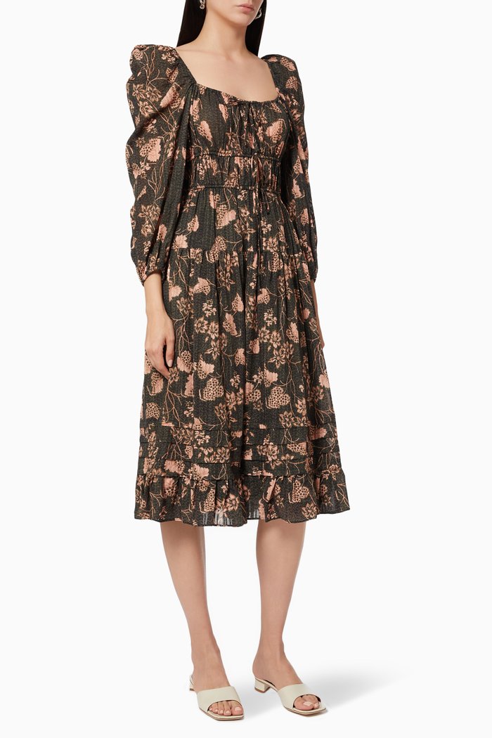 

Isla Dress in Cotton, Black