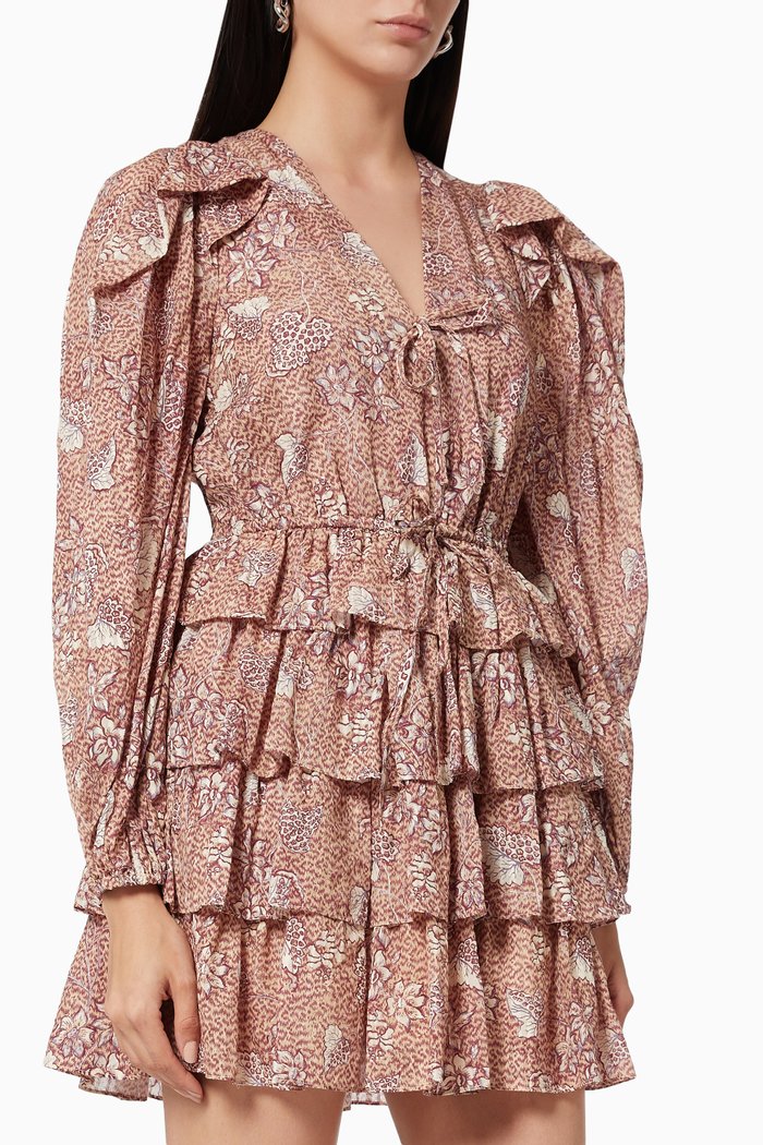 Tyra Dress in Cotton, Neutral