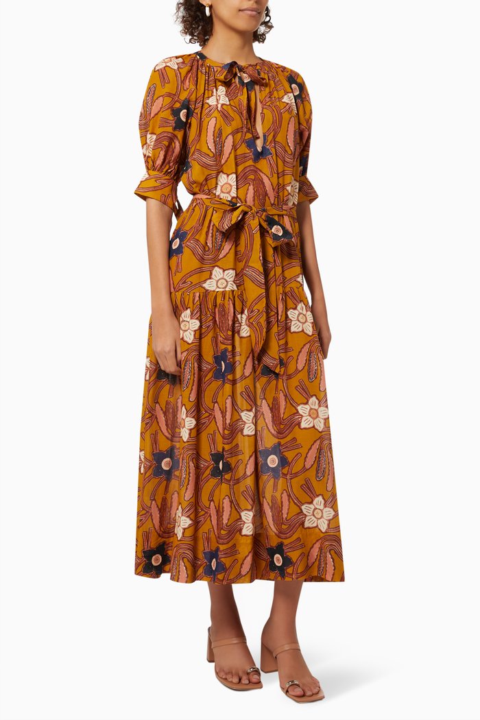 

Selena Cover-up in Cotton, Yellow