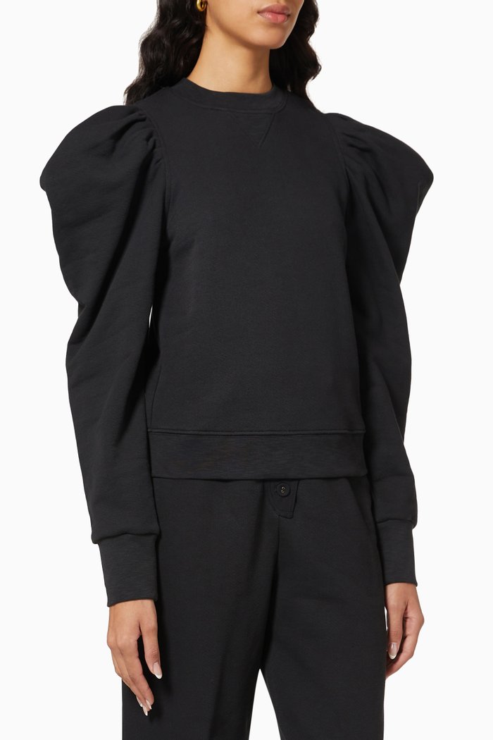 

Harlan Sweatshirt in Cotton Fleece, Black