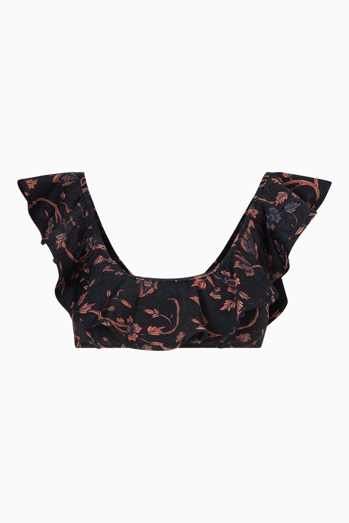 

Azores Bikini Top in Stretch Nylon, Black