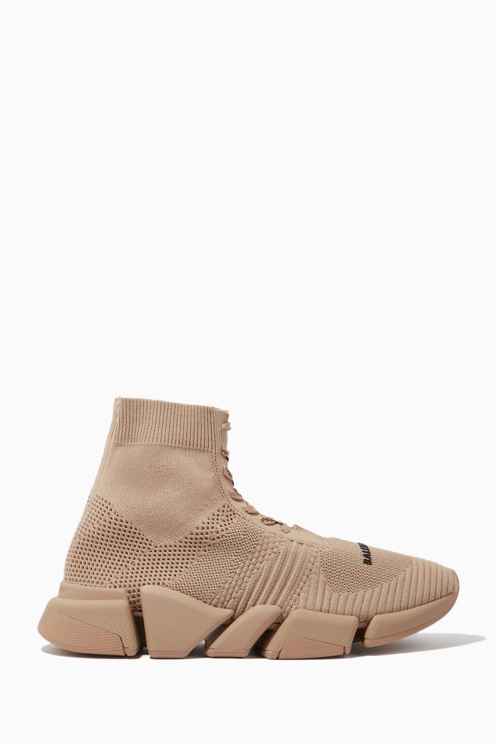 Speed 2.0 Lace-up Sneakers in Recycled Knit, Neutral