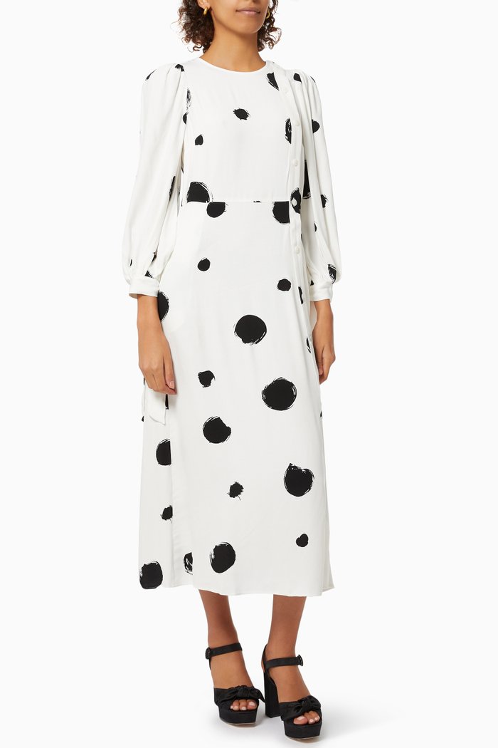 

Eliyzza Dress in Viscose, White