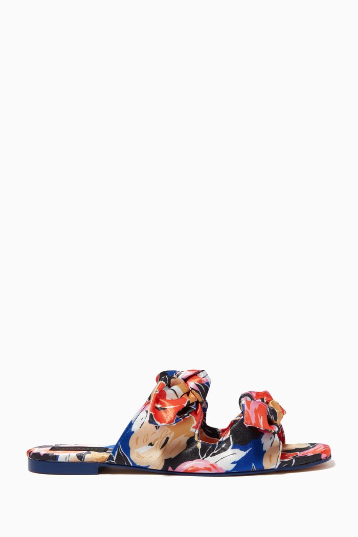 

Feyaa Slippers in Satin, Multicolour