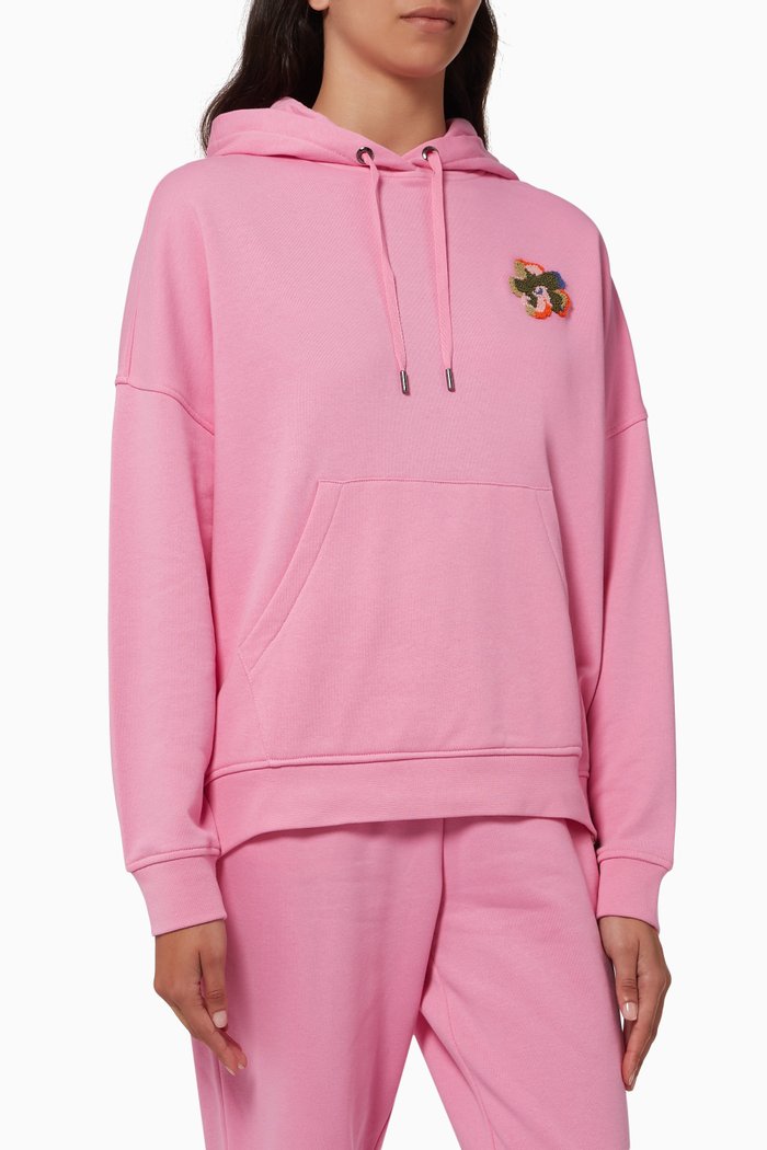 

Karrlaa Hoodie in Organic Cotton, Pink