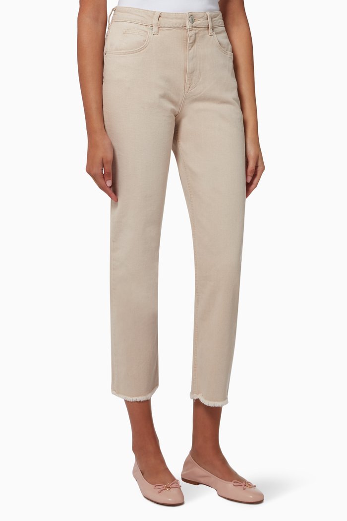 

Straight Leg Clay Jeans in Cotton, Neutral