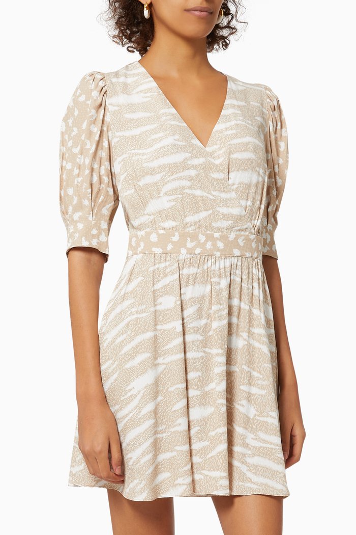 

Rosaana Dress in Viscose, Neutral