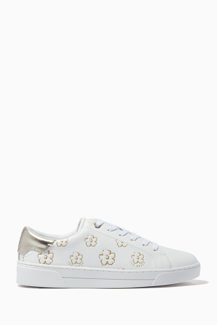

Taliy Trainers in Leather, White