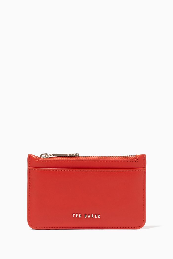 

Garcia Card Holder in Leather, Red
