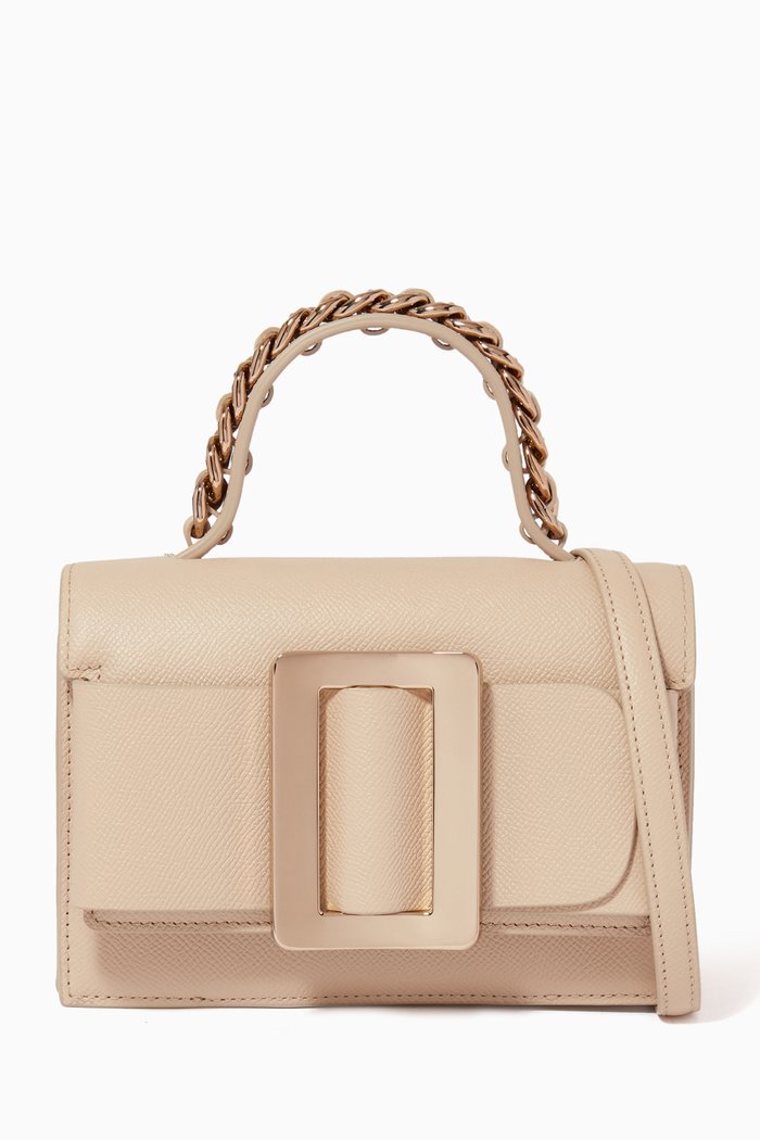 

Fred 19 Top Handle Bag in Calfskin, Neutral
