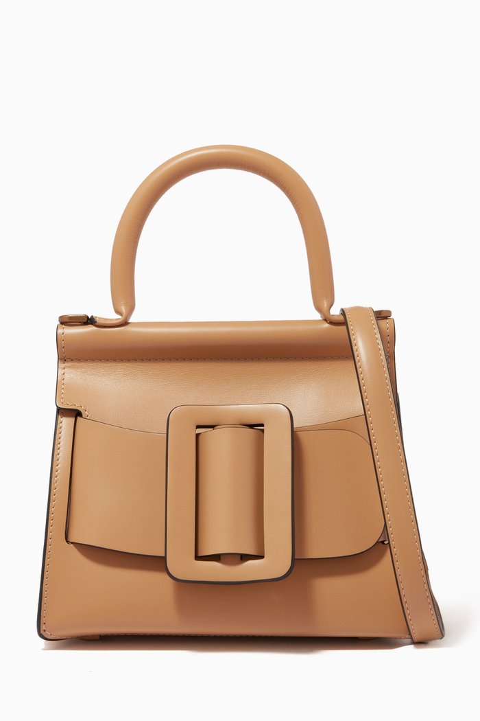 

Karl 19 Top Handle Bag in Palmellato Leather, Neutral