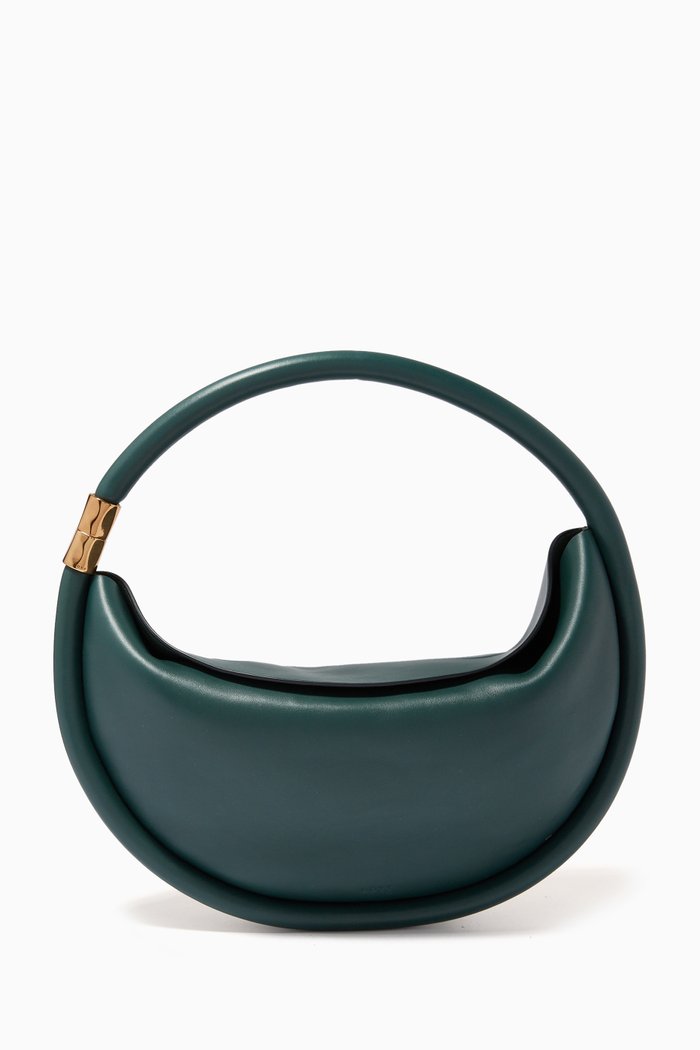 

Disc 30 Shoulder Bag in Smooth Calfskin, Green