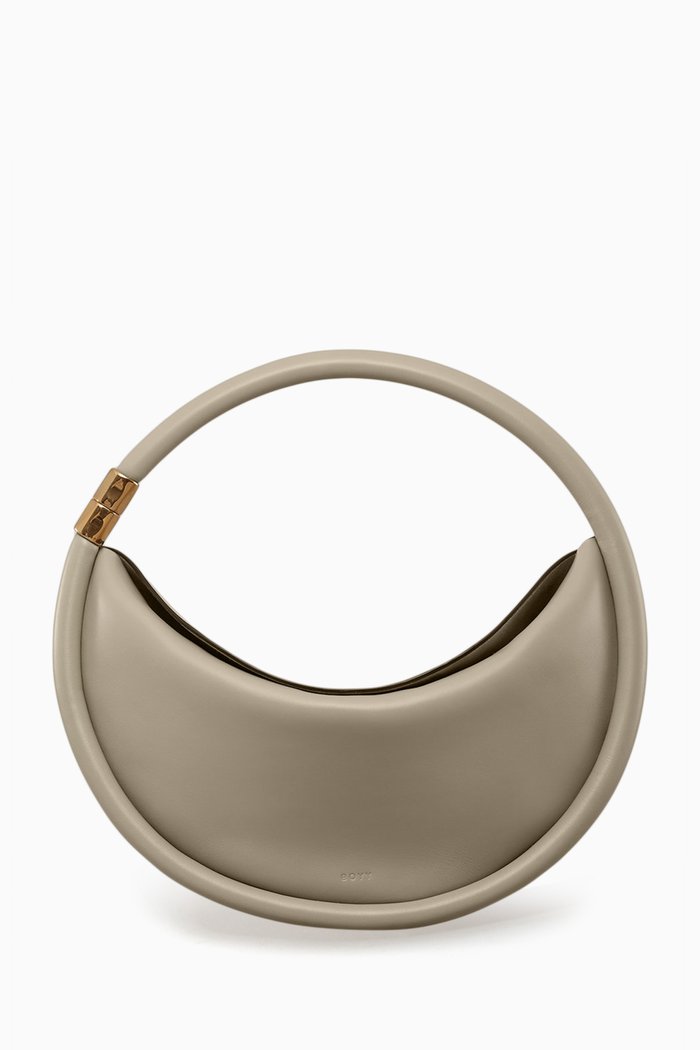 

Disc 30 Shoulder Bag in Smooth Calfskin, Grey