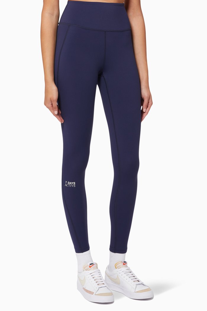 TKO High Waist Tights, Blue