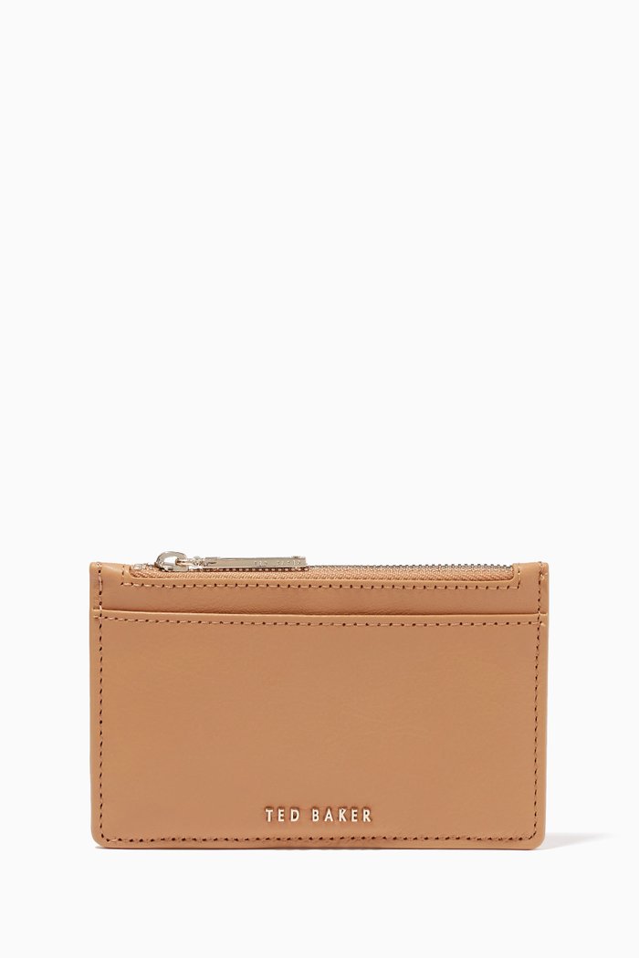 

Garcia Card Holder in Leather, Yellow