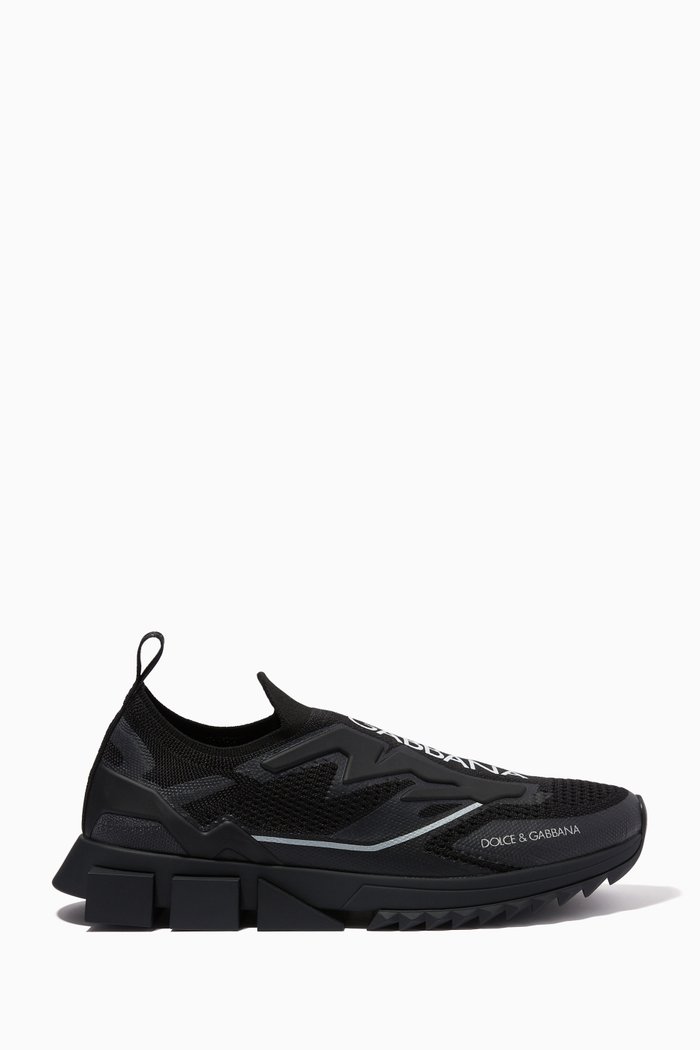 

Low Top Sneakers in Mesh, Black