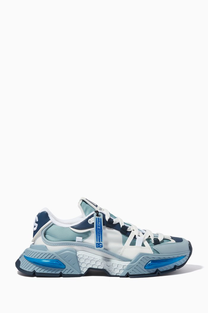 

Airmaster Sneakers in Mixed Materials, Blue