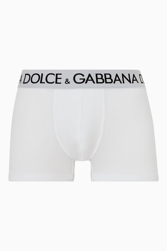 

Boxers in Two-way Stretch Cotton, White