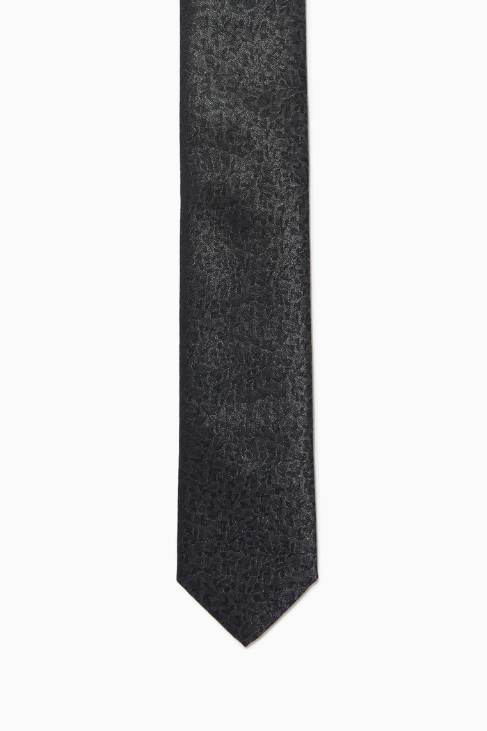 

Blade Tie in Silk Jacquard, Grey