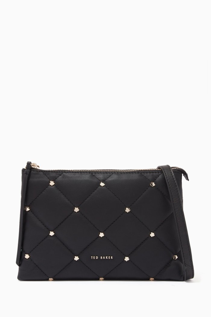 

Parrker Mini Crossbody Bag in Leather, Black