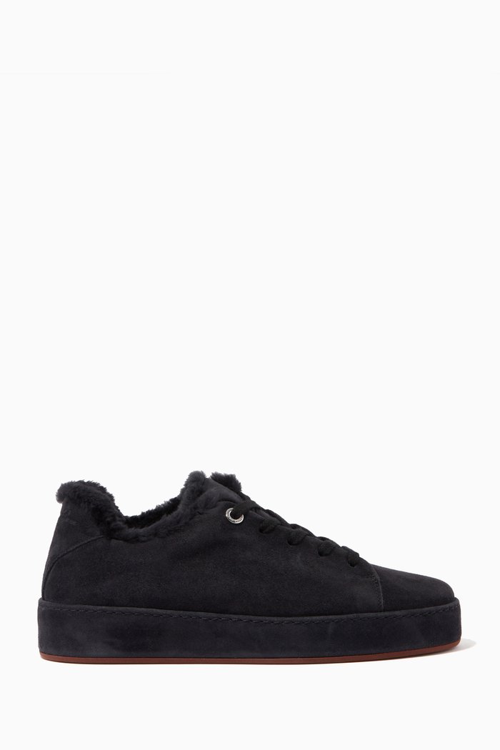 

Nuages Sneakers in Suede, Black