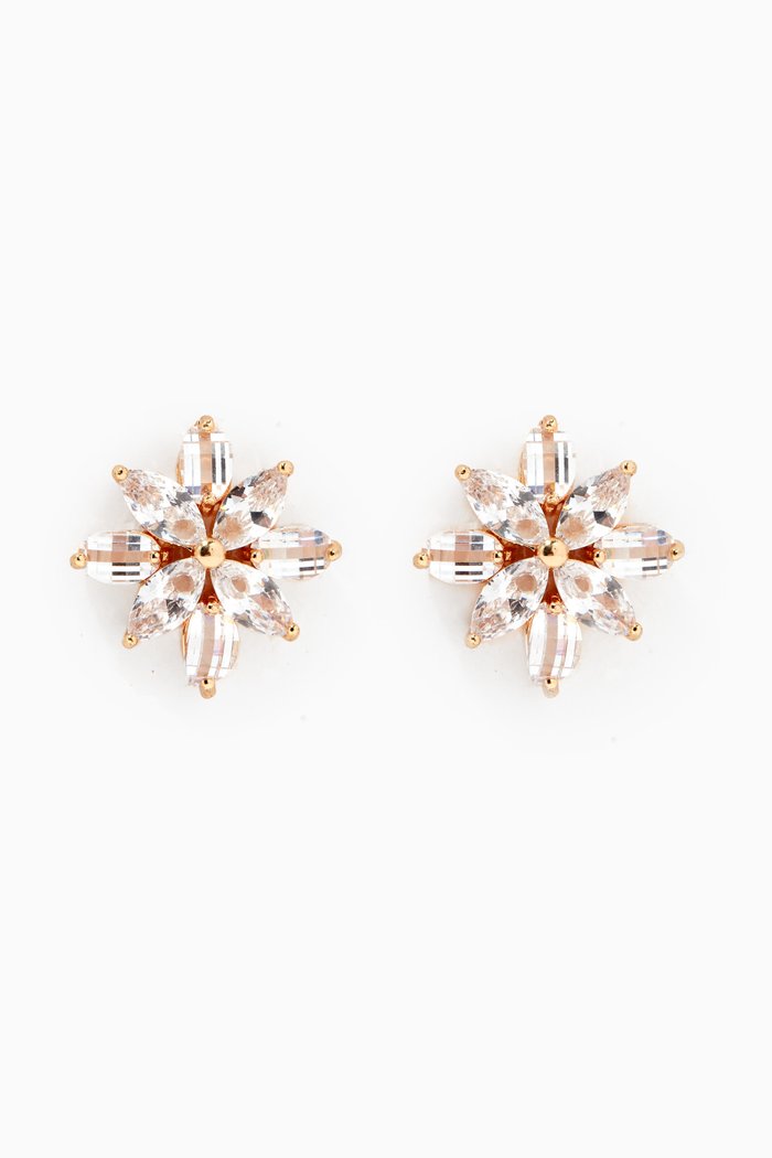 

Jasmine Stud Earrings, Gold