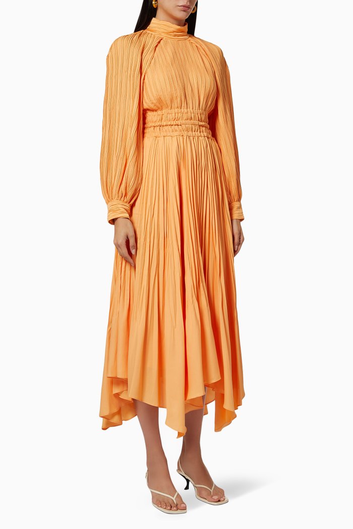 Magnolia Midi Dress, Orange