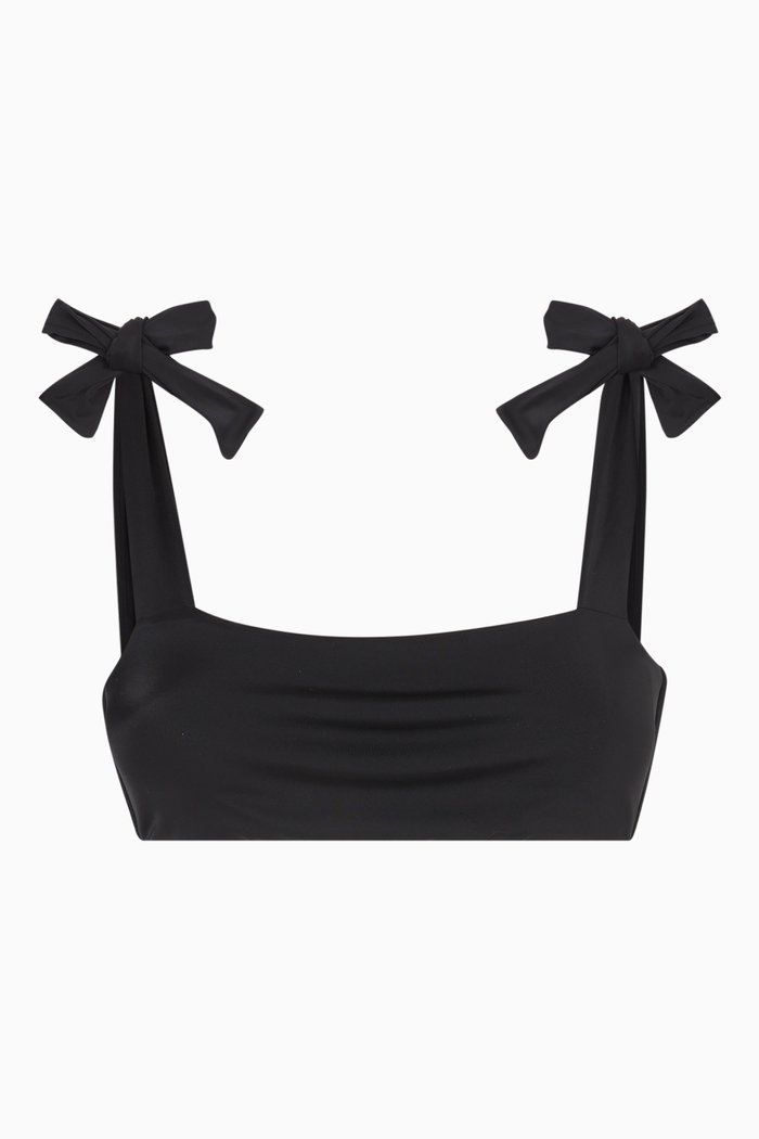 

Francesca Bikini Top, Black