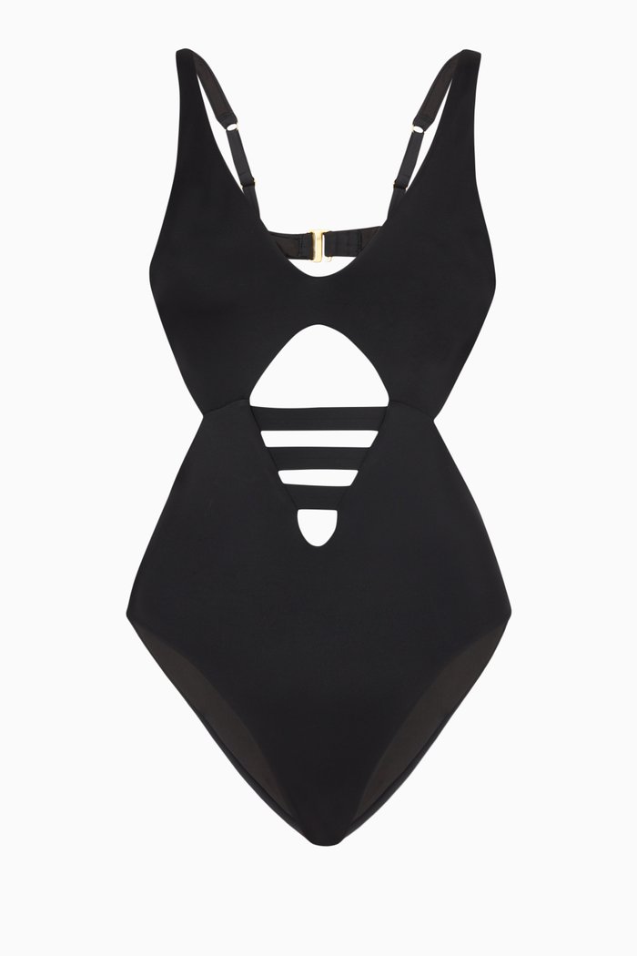 

Ivy Cut-out Swimsuit, Black