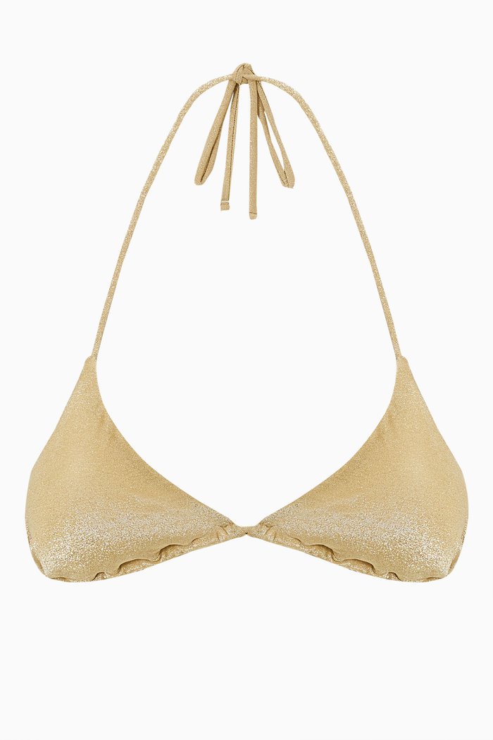 

Maia Bikini Top, Gold