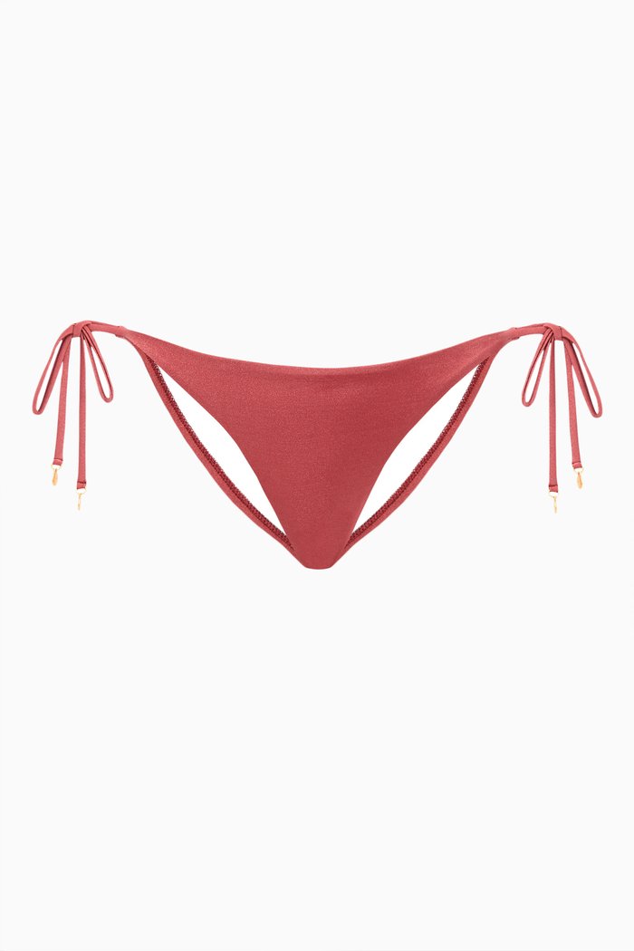 Donna Bikini Bottoms, Burgundy