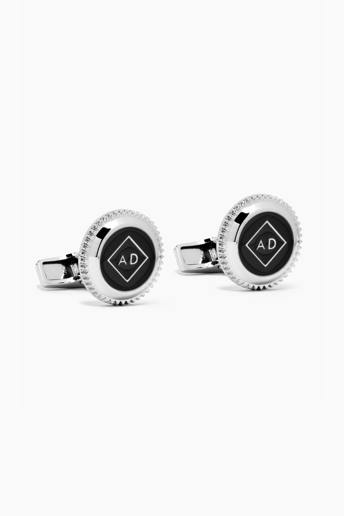 

AD Hallmark Cufflinks in Sterling Silver