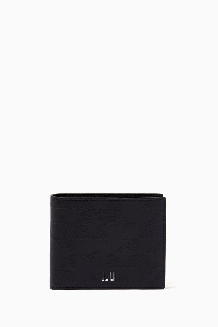 

Belgrave Billfold Wallet in Embossed Leather, Black
