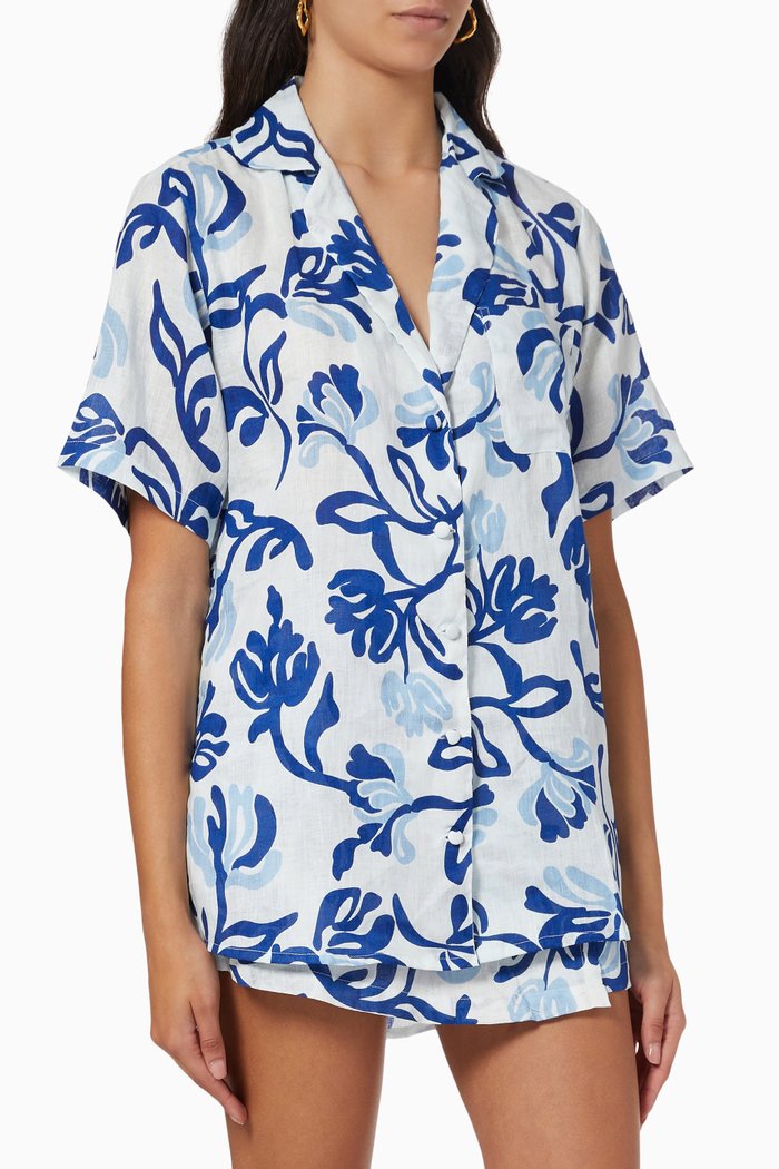 

Charlita Shirt Dress, Blue