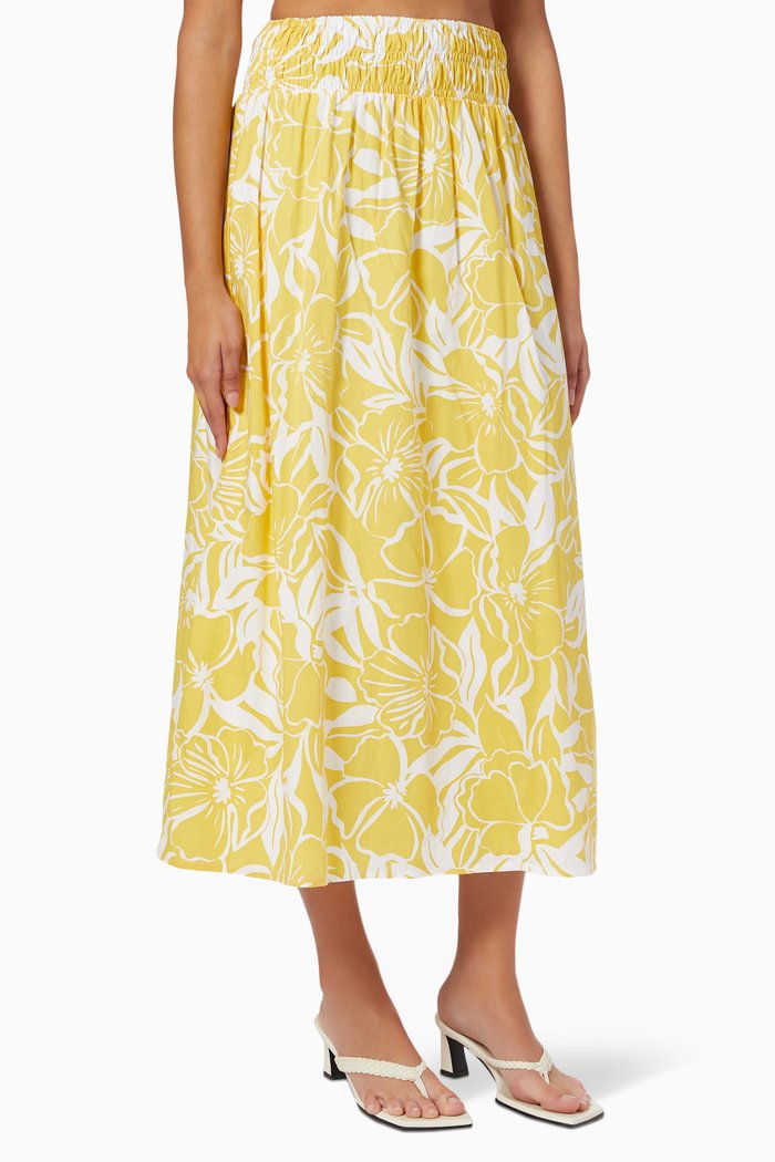 

Kiera Midi Skirt, Yellow