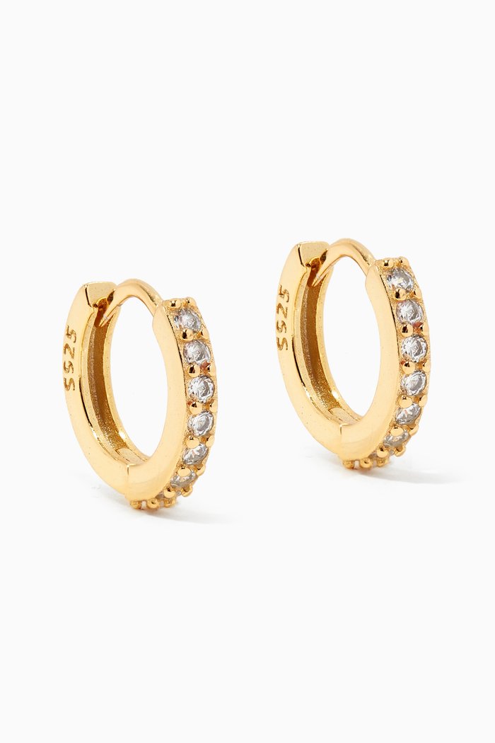 

Lana Huggie Hoop Earrings in Gold-plated Sterling Silver