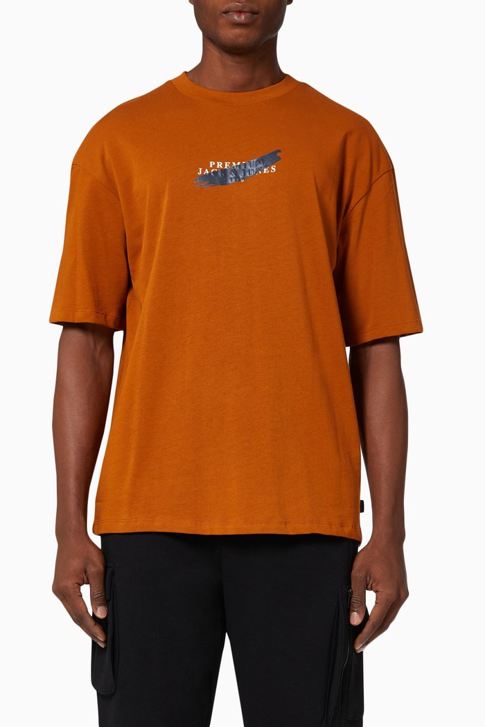 

Logo T-shirt in Cotton Jersey, Orange
