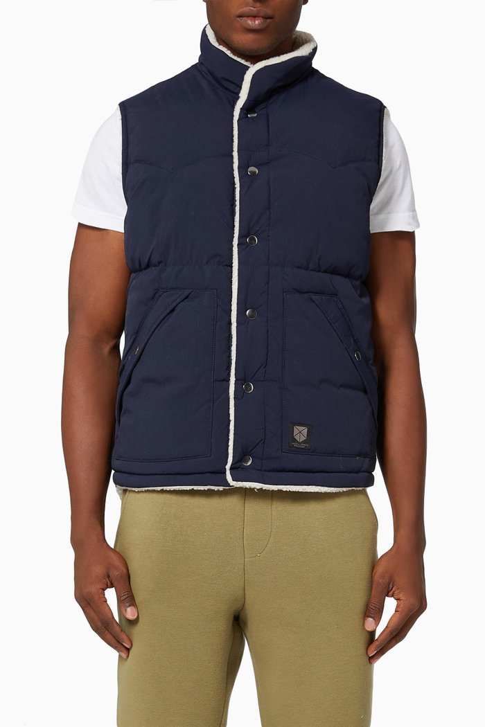 

Reversible Gilet in Padded Nylon, Neutral