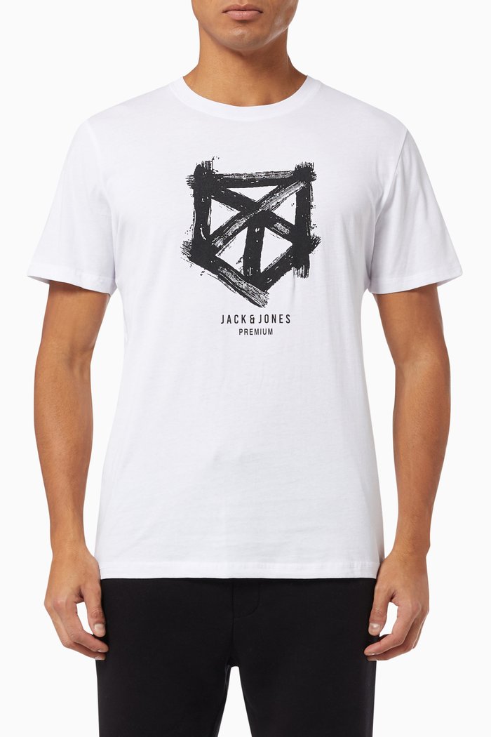 

Logo T-shirt in Jersey, White