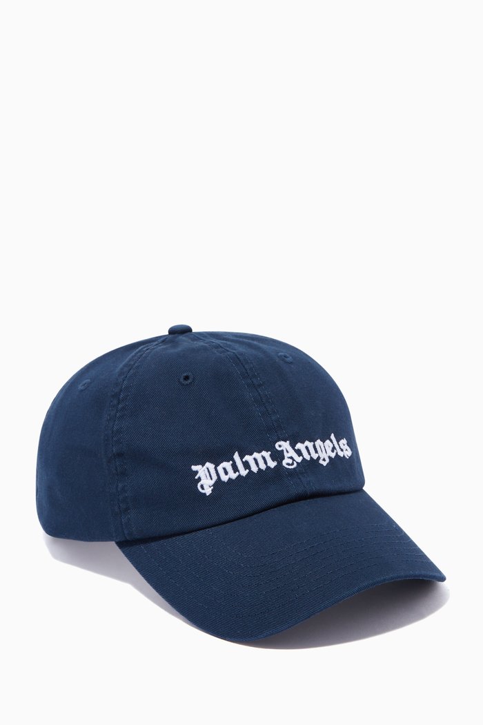 

Classic Embroidered Logo Cap in Cotton, Blue