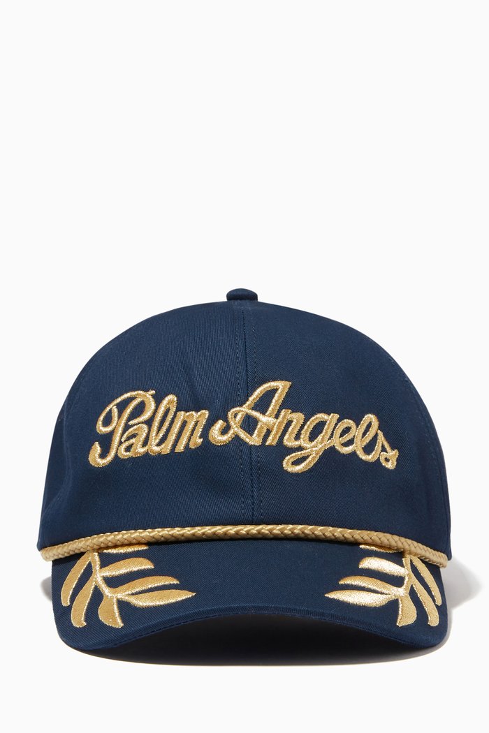 

Commander Logo Cap in Cotton, Blue