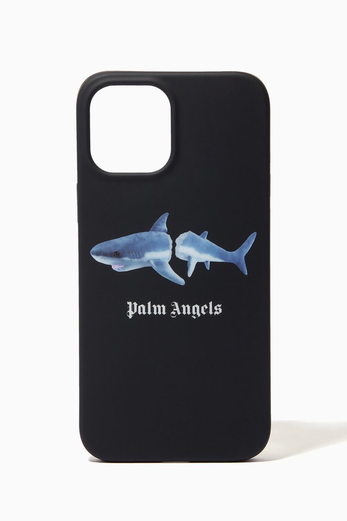Sharks iPhone 12 & 12 Pro Case in TPU, Black