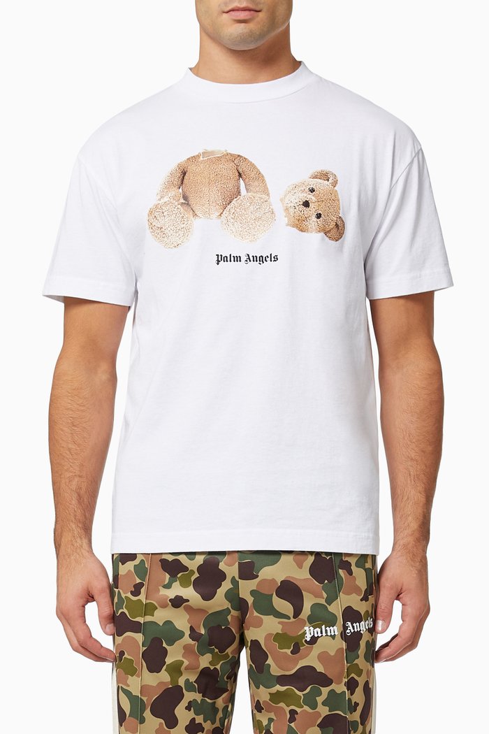 

Bear T-shirt in Cotton, White