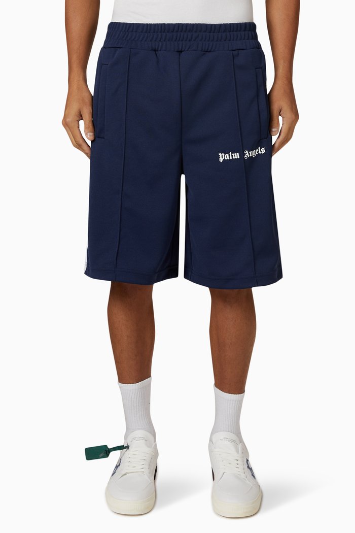 

Track Shorts in Technical Fabric, Blue