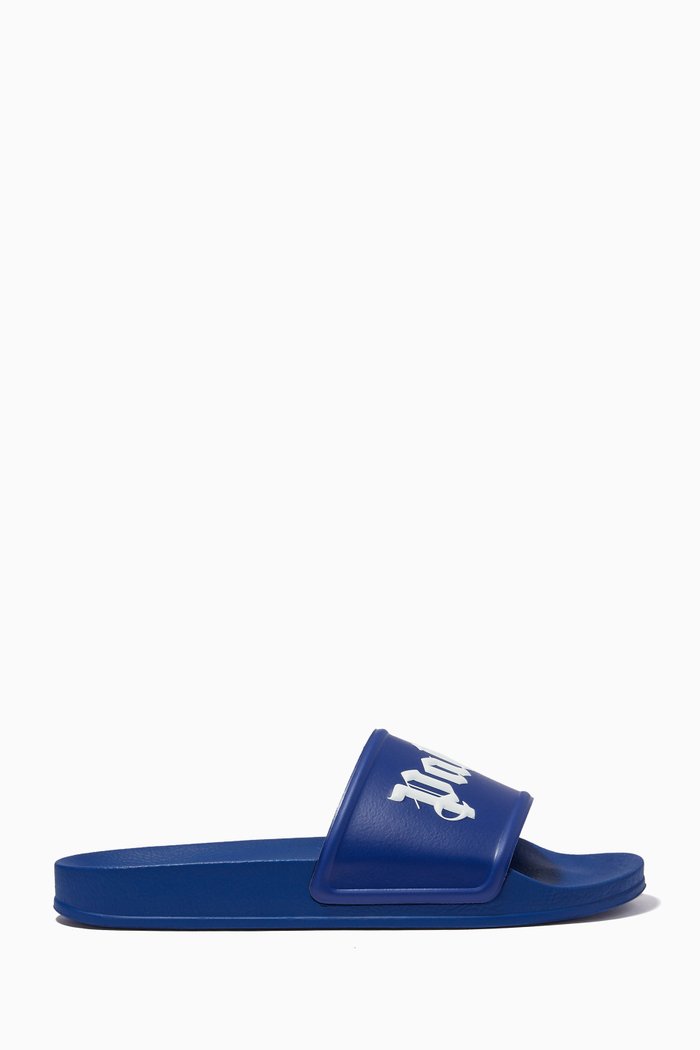 

Logo Slides in PU, Blue