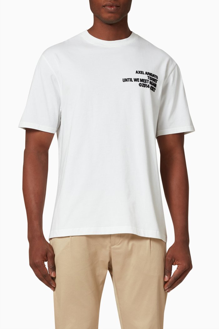 Escape Axel T-shirt in Organic Cotton, White