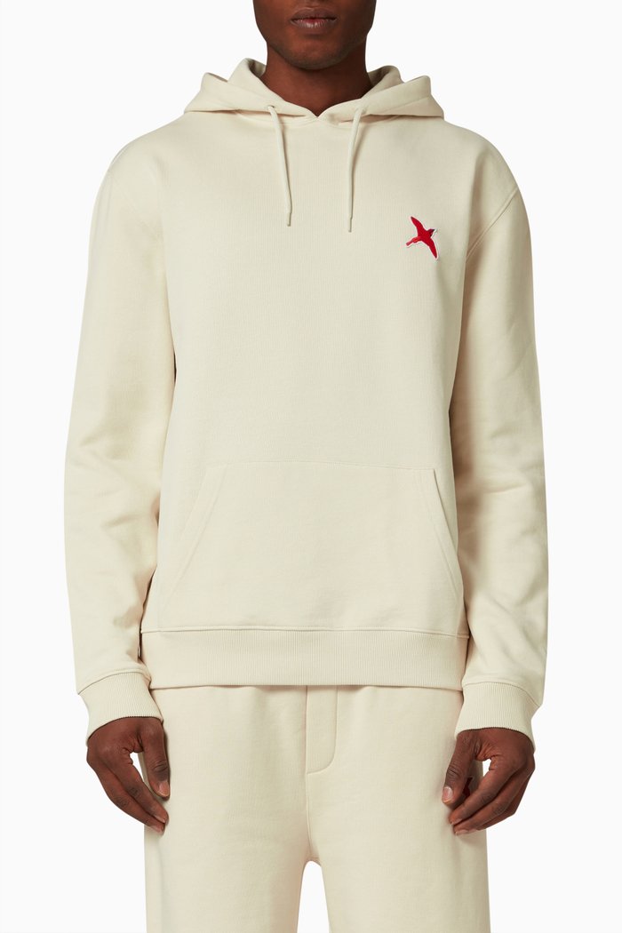 

Rouge Bee Bird Hoodie in Organic Cotton, Neutral