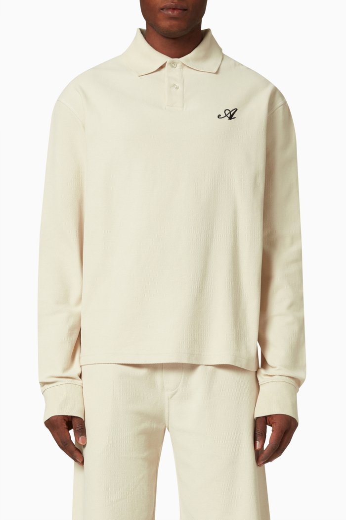 

Signature Polo Shirt in Organic Cotton, Neutral