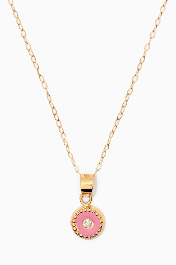 

Circle Diamond Pendant in 18kt Yellow Gold