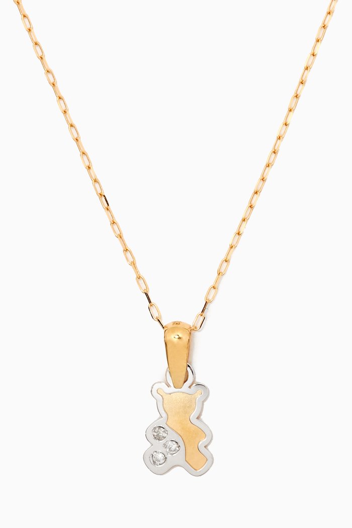 

Dear Diamond Pendant in 18kt Yellow & White Gold